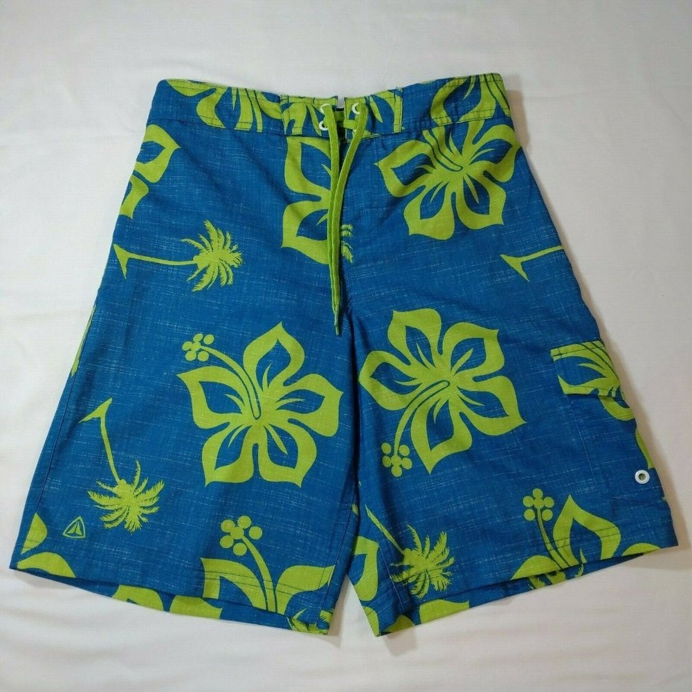 FireFly Size XL Extra Large Blue Green Floral Board Shorts